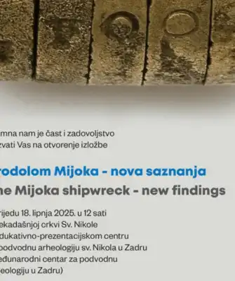 Exhibition | Mijoka Shipwreck – New Findings