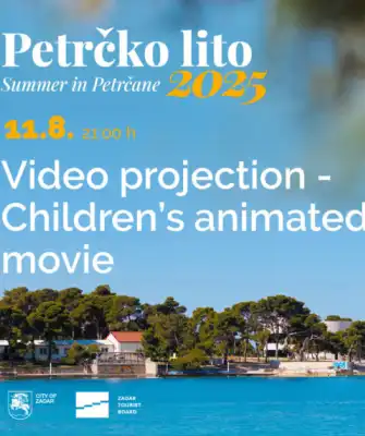 Summer in Petrčane 2025 | Video Projection - children's cartoon